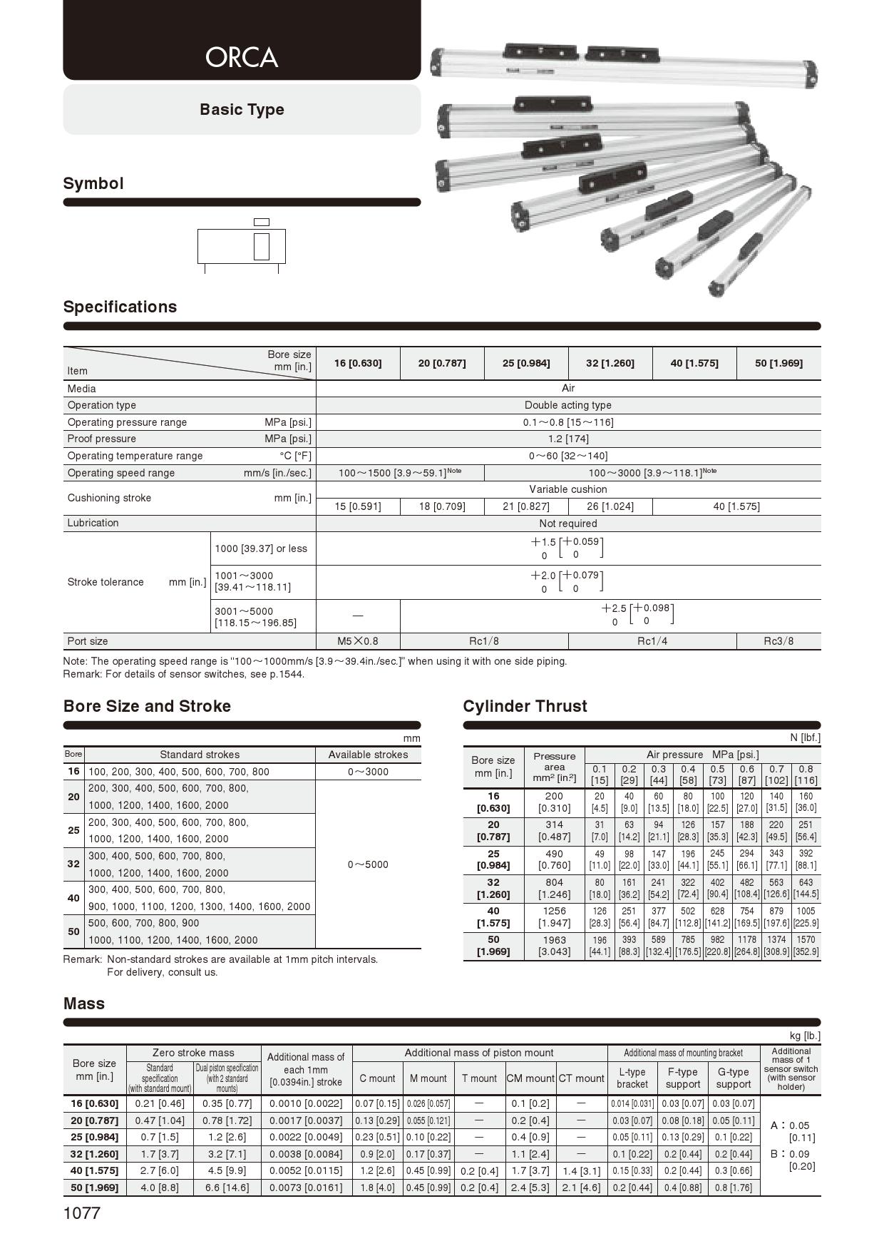 コガネイ スリット式ロッドレスORCAシリーズ ORCA25X850-CS4MA1 ガーデンファニチャー