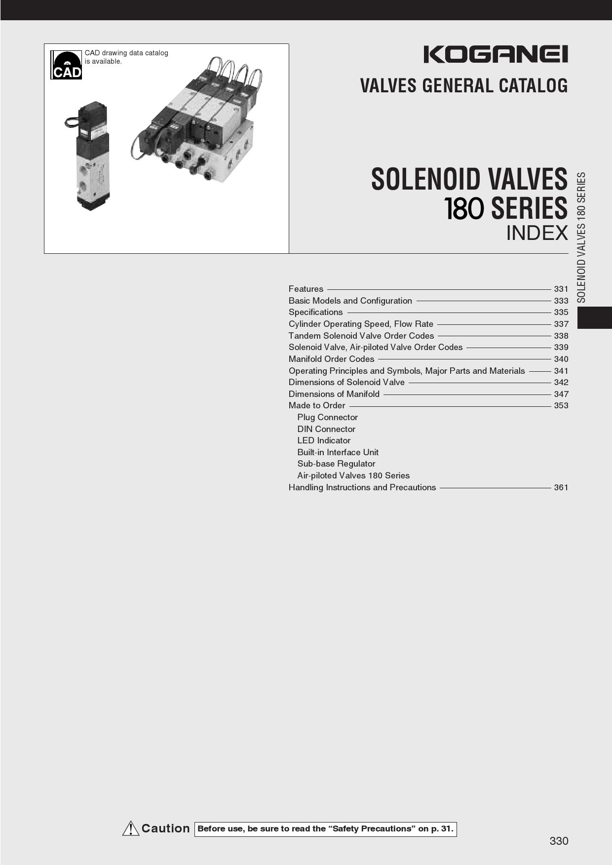 Koganei Solenoid Valve F10T1-PS F10T1PS 24 VDC New 