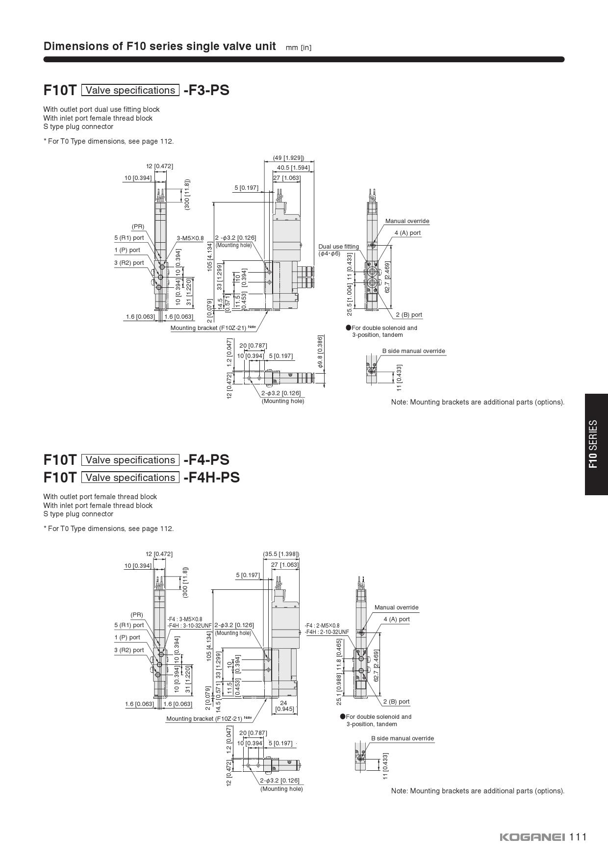 3/8" Details about   Koganei F-DAV125-0-23W  Valve 2-Way Teflon 